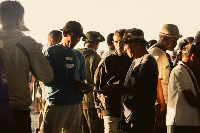 Increases - a group of young men standing next to each other